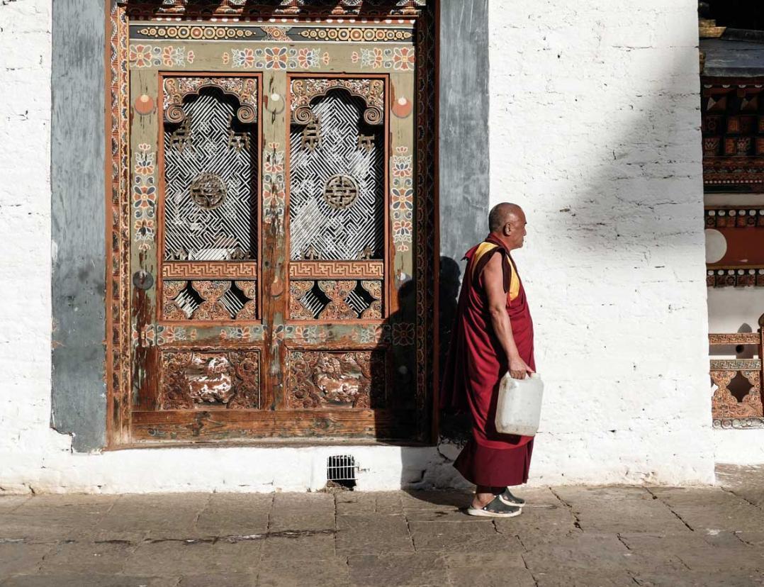 AVC Bhutan Bild Mönch