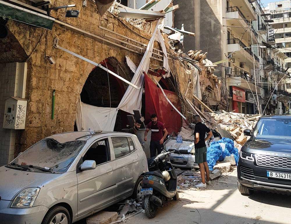 AVC Libanon Bild Zerstörung