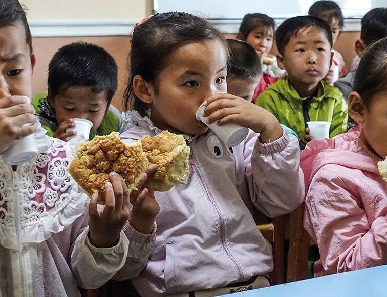 AVC Nordkorea Schulkinder